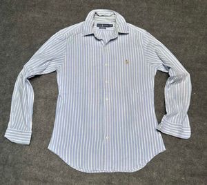 Ralph Lauren Slim Fit Stretch Oxford Striped Shirt