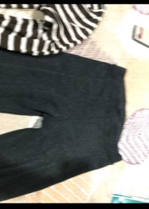 Striped Tunic Top and Leggings Set winter