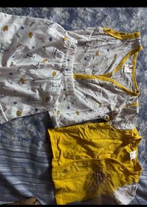 2 T-shirt,2 short combo sets , Cute Baby unisex
