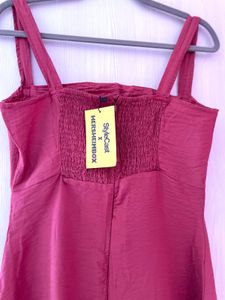 Cute Dusty Rose Sleeveless Mini