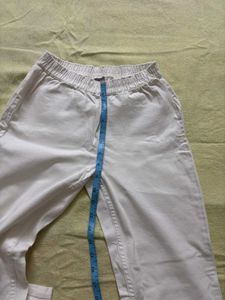 White Colored Women's Pants - Set of 2