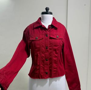 Red Denim Jacket