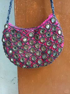 Embellished Mirror Clutch Bag 💜