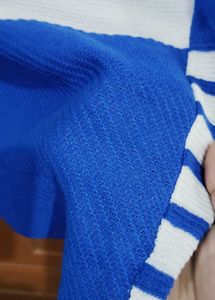Striped Sleeveless Winter Dress