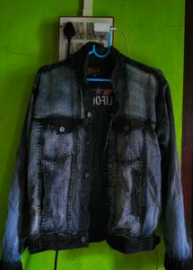 black washed denim jacket