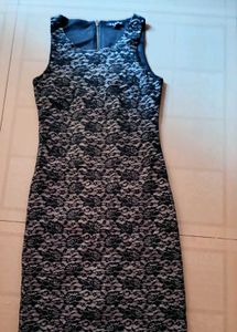Lace Sleeveless Bodycon Dress