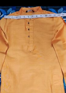 Like New Mustard Yellow Kurta Set For Boys