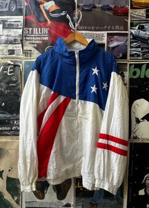 Vintage US flag windbreaker jacket