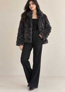 Cozy Faux Fur  &amp; Blue jacket COMBO