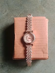 Rose Gold Women's Watch Sparkling Rhinestone Watc