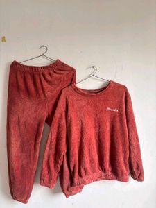 Cozy Velour Two-Piece Lounge Set
