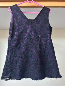 Elegant Purple Lace top
