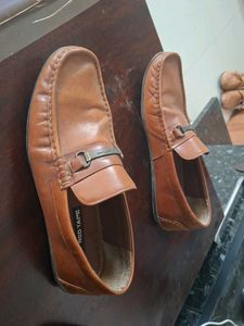 Red Tape Brown Loafers
