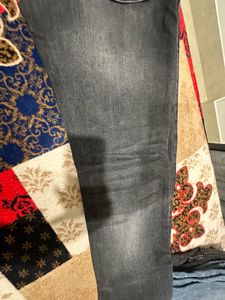 Flying Machine Stylish Distressed Black Jeans