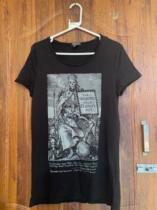 Black Graphic Print T-Shirt H&amp;M