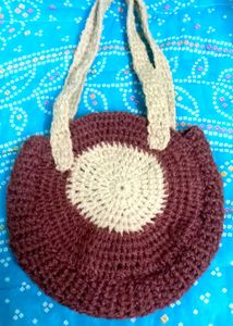 Handmade Crocheted Tote Bag