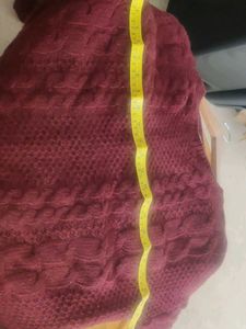 Burgundy Knit Sweater