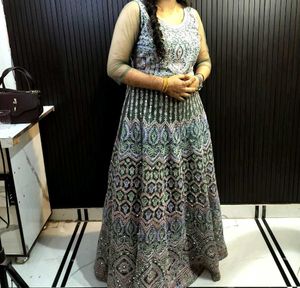 Stunning Embroidered Ethnic Gown