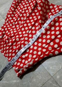 Cute Red Polka Dot Skirt