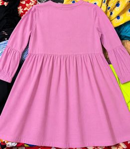 Embroidered Pink Kurta
