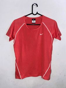 Nike Dri-FIT Women’s Red Running Training T-Shirt