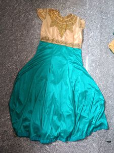 Closed Neck, Stone Work, Anarkali Type
