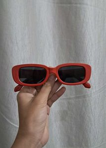 Red Rectangle Sunglasses