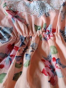 Boho Floral Kaftan Dress