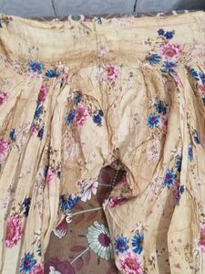 Floral Print Kurta &amp; Bottom Set