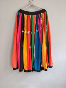 Colorful Striped Lehenga Choli