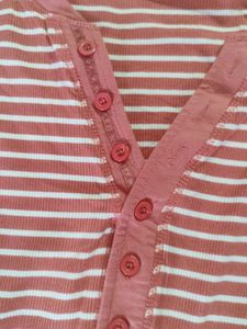 Striped Long Sleeve Y2K inspired Top