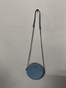 Chic Blue Round Crossbody Bag (From Pantaloons)