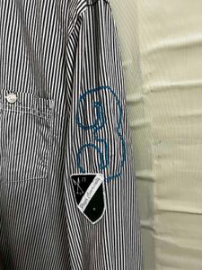 Striped Button-Up Shirt