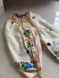 Embroidered Ethnic Dhoti Pants