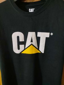 CAT Logo Black T-Shirt-OG size 36
