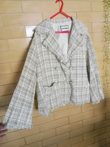 Karl Lagerfeld Tweed Blazer