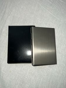 Y2K Sleek Metal Card Holder