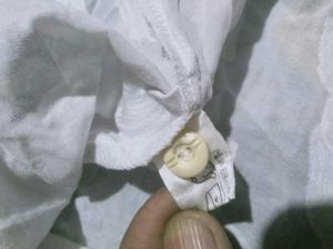White Textured Button-Up Shirt
