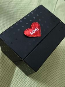 gifting Charming Teddy Bear with Red Earrings Set