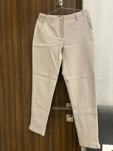 Chic Beige Straight Leg Pants