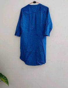 Stylish Blue Casual Dress
