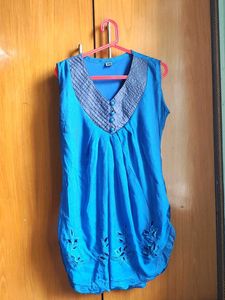 Vibrant Blue sleeveless top