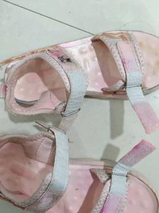 Cute Pink Sandals with Character Design