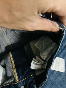 Zara Dark Wash Wide Leg Jeans