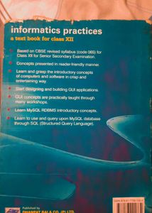 Informatics Practices Textbook for Class XII
