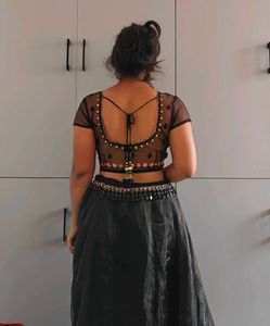 Elegant Black Lehenga Choli Set