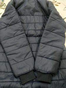 Navy Blue Puffer Jacket