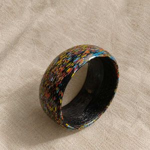 Unique Multi-Color Splatter/Chunky Bangle