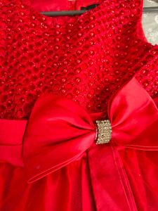 Stunning Red Girls Party Dress.