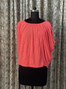 Coral Dolman Sleeve Top